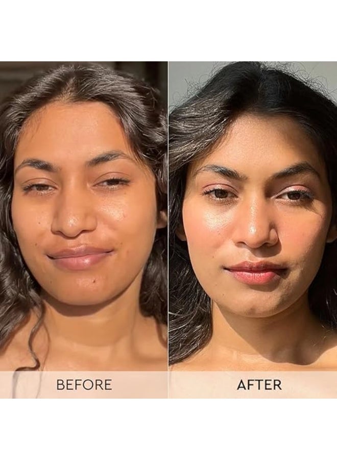 Kiro Daily Dewy Serum Liquid Foundation - Almond Beige, 30ml | Infused With Hyaluronic Acid, Niacinamide, and Vitamin C | Ultra Lightweight, Waterproof, and Hydrating | For All Skin Types - Image 4